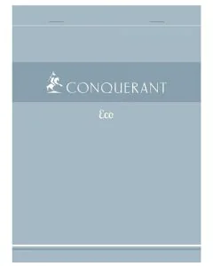 Bloc-Notes A5 feuilles quadrillées 148 x 210 mm CONQUERANT
