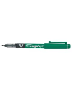 Stylo feutre V Sign Pen - Vert : PILOT Visuel
