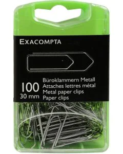 Trombones - 30 mm - Lot de 100 : EXACOMPTA image