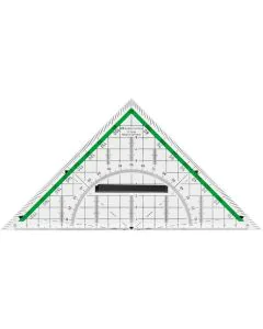Équerre de Géométrie BK 1 avec poignée - 200 mm : FABER CASTELL Visuel