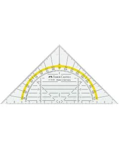 Équerre de Géométrie BK 1 sans poignée - 140 mm : FABER CASTELL Modèle