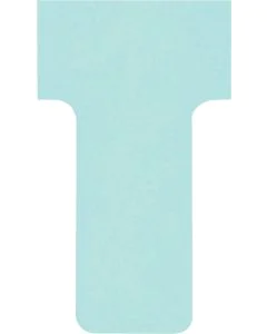 Fiches T - Indice 1 / 28 mm - Bleu : NOBO Lot de 100 Visuel