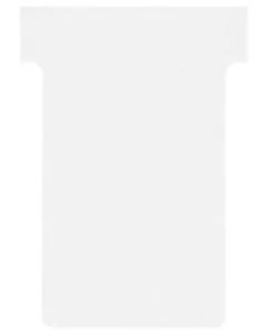 Fiches T - Indice 2 / 60 mm - Blanc : NOBO Lot de 100 visuel