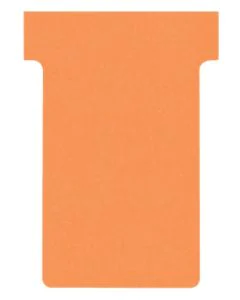 Fiches T - Indice 2 / 60 mm - Orange : NOBO Lot de 100 Visuel