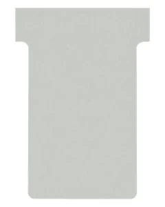 Fiches T - Indice 2 / 60 mm - Gris : NOBO Lot de 100 Modèle