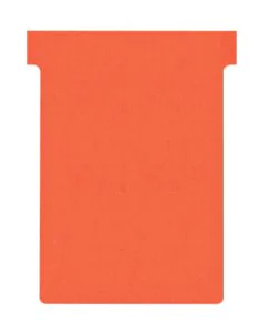 Fiches T - Indice 3 / 92 mm - Rouge NOBO Lot de 100 visuel