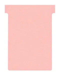 Photo Fiches T - Indice 3 / 92 mm - Rose : NOBO Lot de 100 réf. 2003008