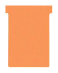 Photo Fiches T - Indice 3 / 92 mm - Orange : NOBO Lot de 100  réf. 2003009