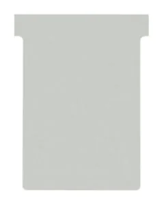 Photo Fiches T - Indice 3 / 92 mm - Gris : NOBO Lot de 100  réf. 2003010