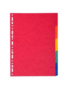 EXACOMPTA : Jeu de 5 intercalaires neutres en carte recyclée 2105E