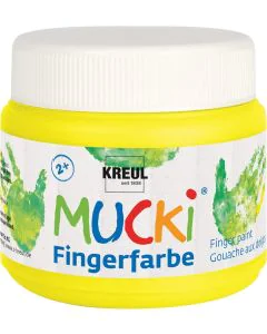Gouache aux Doigts MUCKI - 150 ml - Jaune : KREUL Visuel