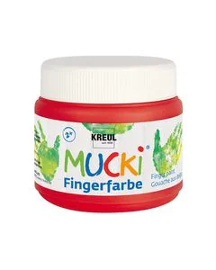 Peinture aux doigts MUCKI - 150 ml - Rouge C. KREUL 23101