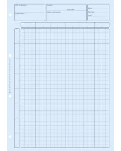 BLOC BLEU : Matrice pour contrôle interne 2672 - Feuille de travail comptable (ELVE)