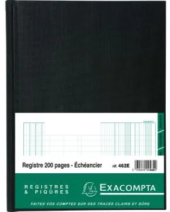 EXACOMPTA 462E Echéancier 297 x 210 mm Modèle