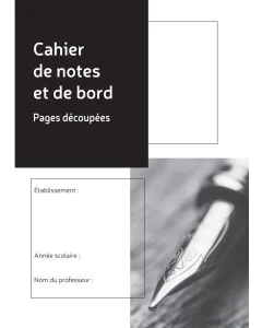Cahier de Notes et de Bord Professeur LE DAUPHIN