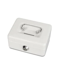 Photo MAUL : Caisse à monnaie avec une fente tirelire - Blanc