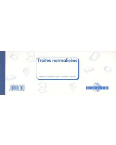 COGIR : Carnet - Traites normalisées - Lettre de change 6051