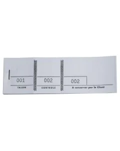 BLOCS DE 1000 TICKETS : Passe-partout - Carnet Blanc Exacompta 96401E