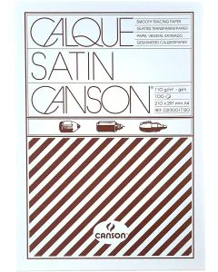 Lot de 100 feuilles de papier calque à dessin - 110/115 g - A4 : CANSON Modèle