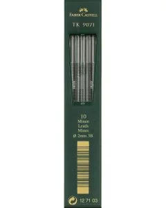 Lot de 10 mines de rechange TK 9071 - 3B : FABER CASTELL Illustration