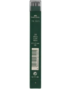 Lot de 10 mines de rechange TK 9071 - 6B : FABER CASTELL Illustration