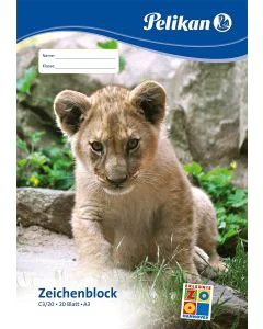 PELIKAN : Bloc à dessin de 20 feuilles - A3 Photo