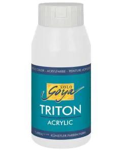 Photo Peinture acrylique Triton Acryl Basic - 750 ml - Blanc C. KREUL  flacon