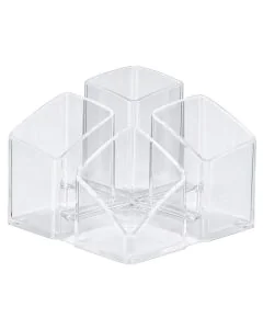 Photo Pot à crayons 4 compartiments - SCALA - Incolore : HAN 17450-23