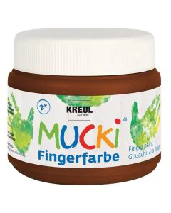 Photo Peinture aux doigts MUCKI - 150 ml - Marron C. KREUL 23111