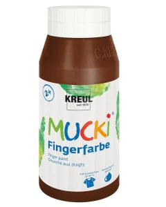 Photo Peinture aux doigts MUCKI - 750 ml - Marron C. KREUL 23211