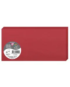 Photo POLLEN : Carte double de papier - Format DL - Rouge groseille 2525C