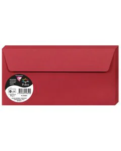 Photo Enveloppe POLLEN Rouge groseille  Format  110 x 220 mm 5585C