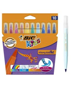 Photo BIC : Lot de 10 feutres à dessin - Visaquarelle KIDS 828964
