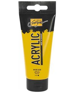 Photo Peinture acrylique Or Tube de 100 ml : KREUL Solo Goya Acrylic 84128