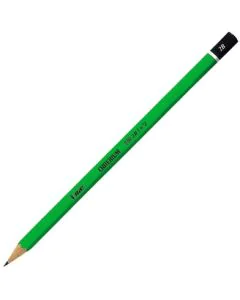Photo BIC : Crayon graphite laqué en vert 2B - Critérium 550 - 857585