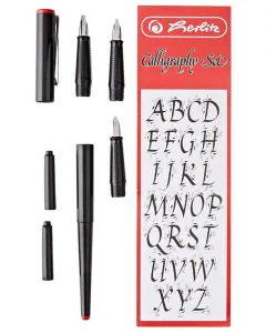 Photo HERLITZ : Stylo plume  pour calligraphie - 1,1 / 1,5 / 2,3 mm