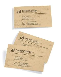 Photo SIGEL : Lot de 100 cartes de visite 3C beige marbré - 225 g