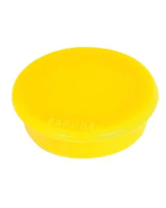 Photo Lot de 10 Aimants ronds - 13 mm - Jaune : FRANKEN
