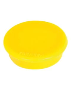 Photo Lot de 10 Aimants ronds - 24 mm - Jaune : FRANKEN