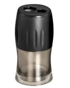 Photo Taille-crayons 2 trous - Plastique recyclé - Noir WONDAY Taill'Liberty 