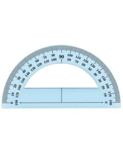 Photo Rapporteur géométrique en plastique incassable - 180 degrés WONDAY
