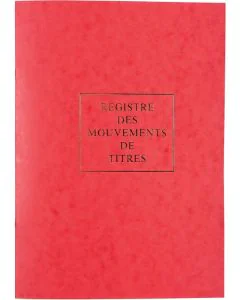 Registre Mouvements de Titres SAS SA Modèle