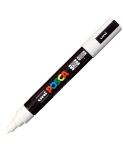 Marqueur peinture Posca PC 5M - Blanc : UNI-BALL photo