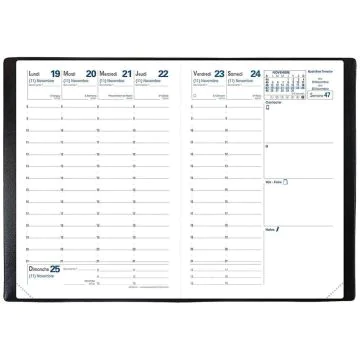 Agenda Semainier de poche 2025 - Ministre - 160 x 240 mm - Assortiment QUO VADIS PAGES