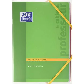 Cahier de Textes Professeurs - Collège et Lycée - 210 x 297 mm : OXFORD Modèle
