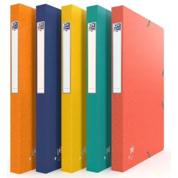 Boîte de classement Dos 25 mm - Assortiment OXFORD Bicolor Recyc+