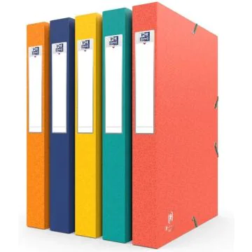 Boîte de classement Dos 35 mm - Assortiment OXFORD Bicolor Recyc+