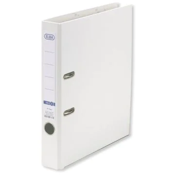 Classeur à levier - Dos 80 mm - Blanc ELBA Smart Pro