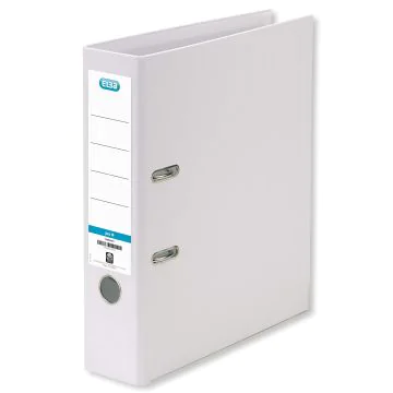 Classeur à levier en PP - Dos 80 mm - Blanc : ELBA Smart Pro+ Image