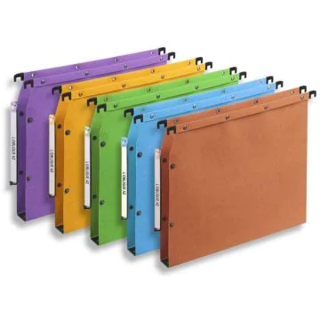 Dossiers suspendus Armoire - 30 mm - Assorti ELBA L'OBLIQUE AZV Lot de 25 visuel